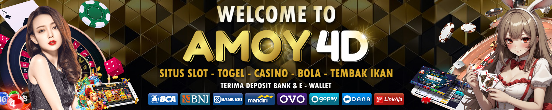 banner welcome amoy4d